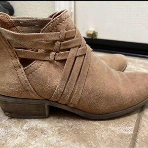 Brown Suede Ankle Boots